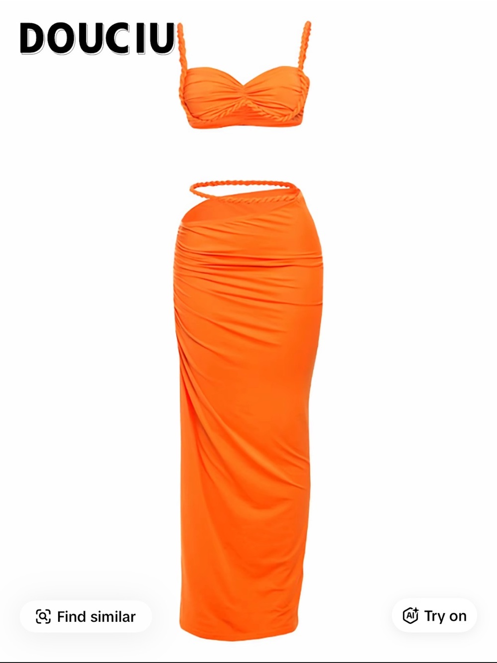 Two-Piece Maxi Skirt Set